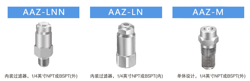 FA细水雾喷嘴分类